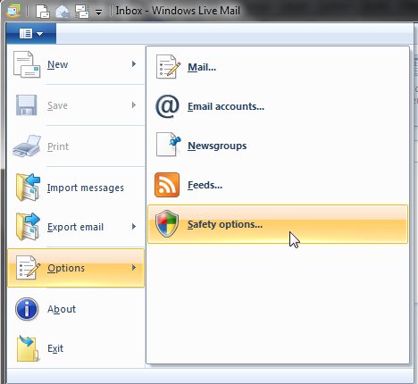disable windows live mail disable windows live mail